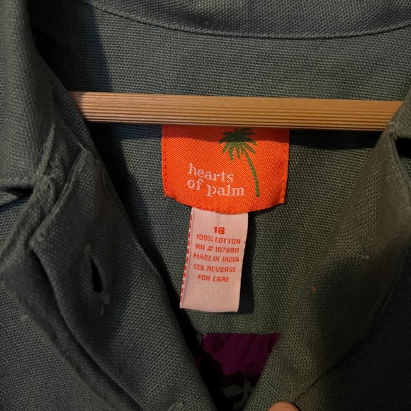 Hearts Of Palm Eclectic Colorful Floral Jacket - Bohemian, Hippie, Quirky - Picture 4 of 8